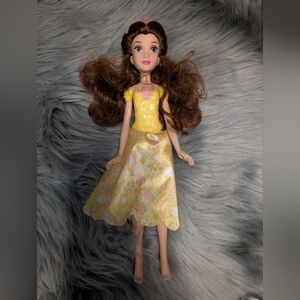 Yellow Belle Princess Doll with Brown Hair